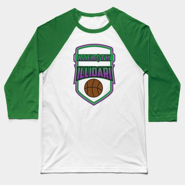 Illidari Basketball Baseball T-Shirt by Godot